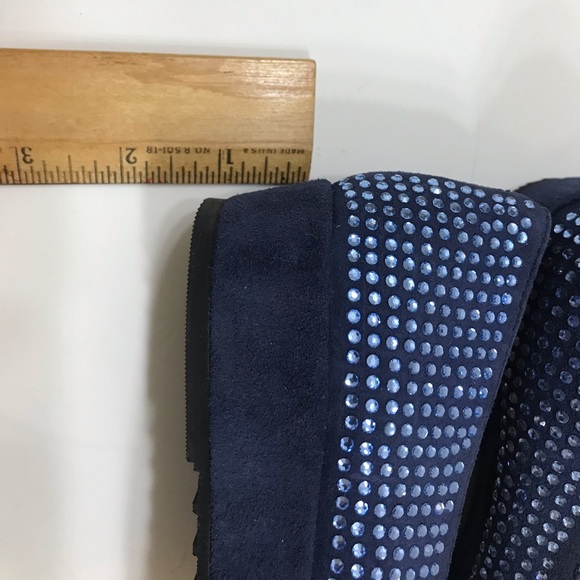 LDP Low Wedge rhinestone studded slip on - Picture 6 of 6